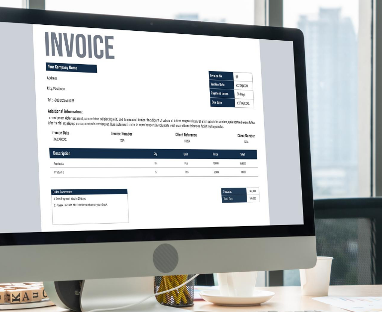 Invoice example template