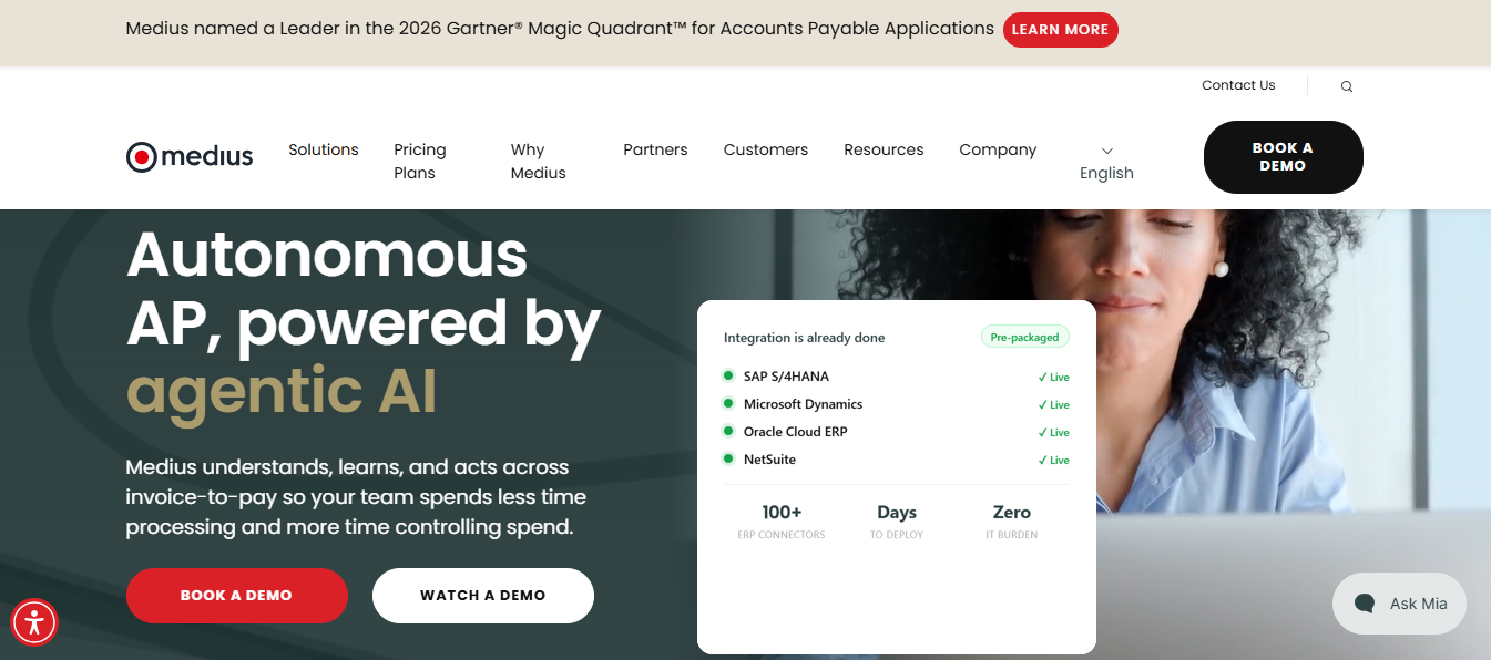 Medius - AI-powered AP automation for greater control