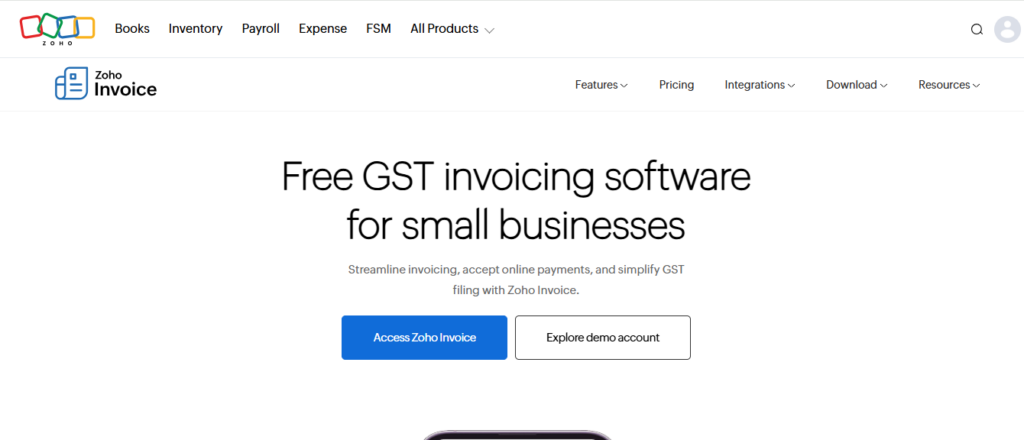 Zoho Invoice - Flexible invoicing for small businesses and freelancers